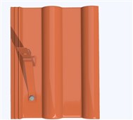 KMB BETA Taška sněholamu kovová Beta cihlová